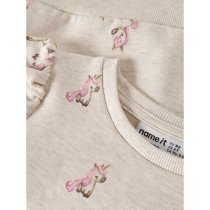 NAME IT Sweatshirt Laurie Peyote Melange